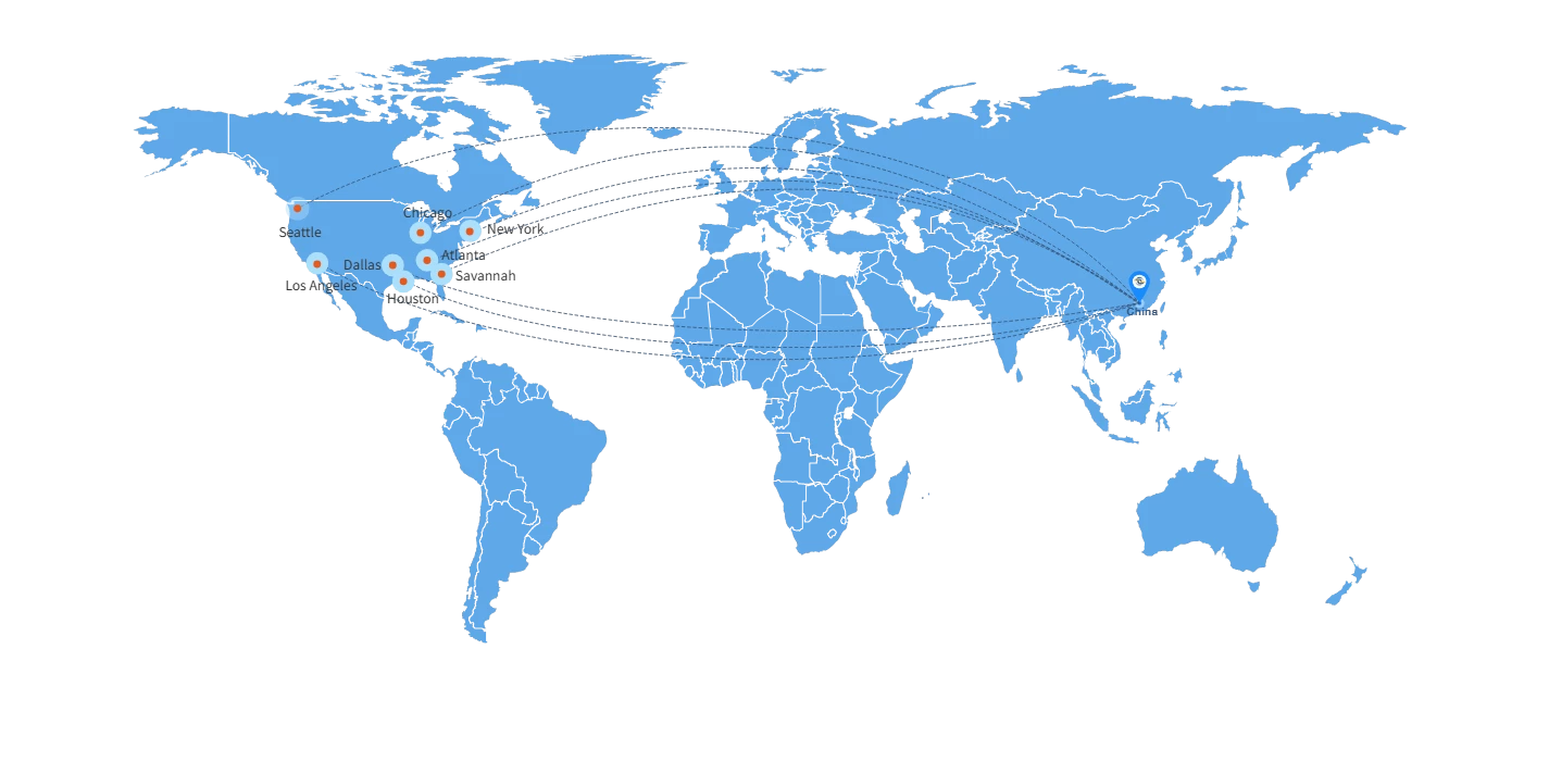 China - USA Sea Freight Solutions