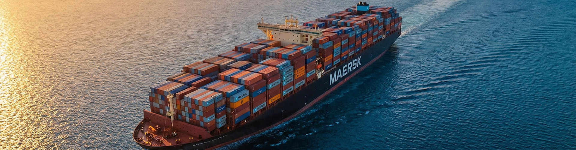 Ocean shipping route and vessel network